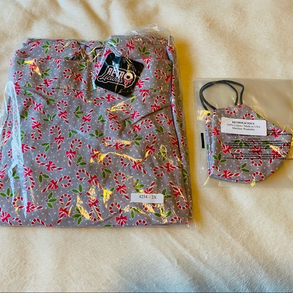 Host Pick NWT Skirt and Mask (Candy Canes) - Picture 5 of 5